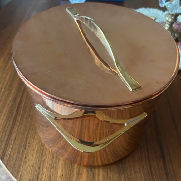 NWB-Dansk 7qt Copper Stockpot by Jens Quistgaard - Picture 11 of 15